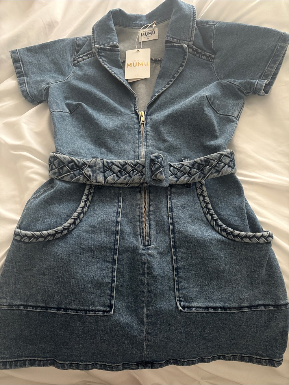 SALE TODAY! NWT! Show Me Your MuMu Outlaw Zip Dress - Picture 3 of 7